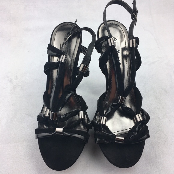 Anne Michelle Ignite Strappy Platform Heels 7 1/2 - Picture 9 of 10